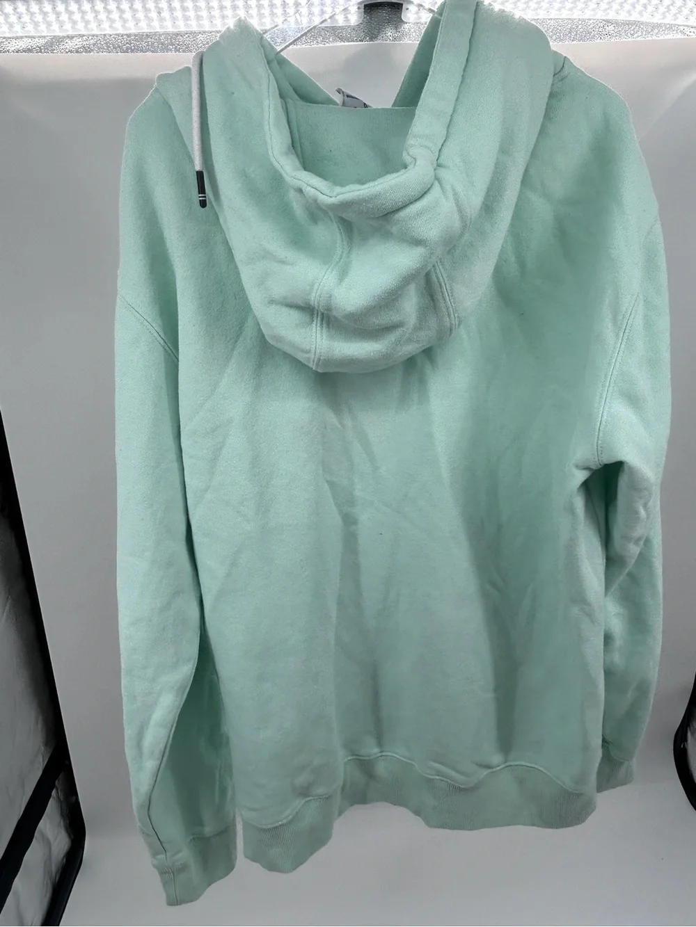 Kids Mint Green Hoodie with Goat Embroidery